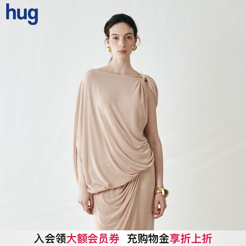 CelloSonata不规则金珠针织斗篷