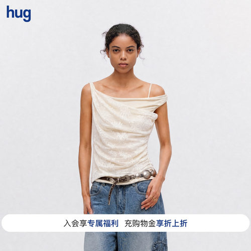 ICEDUST斜肩扭结短上衣