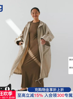 【COMMXN COMMXN】hug 2026早春新款毛毛雨伦敦派克风衣