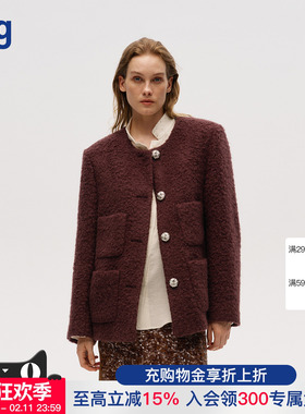 【ICE DUST】hug 2025秋冬新款经典四口袋小香外套icedust