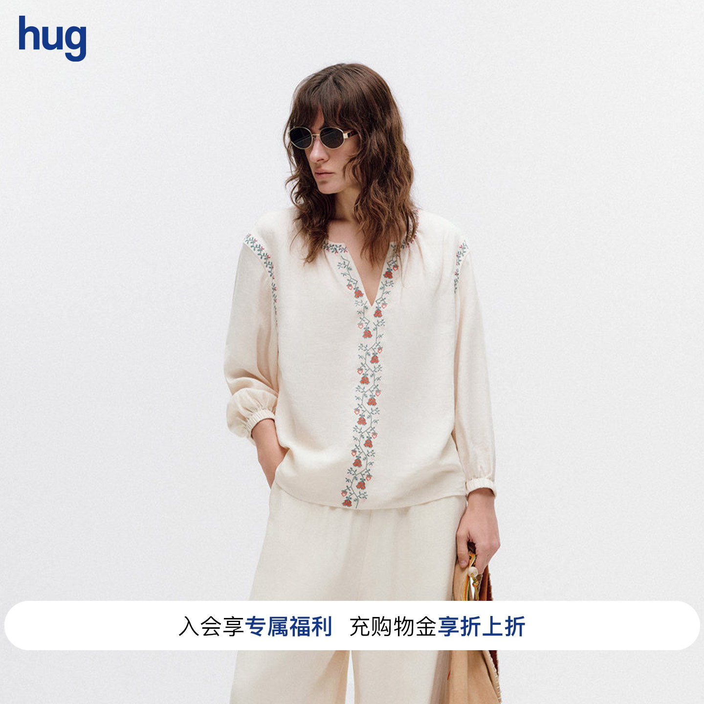 ICEDUST彩色刺绣小衫