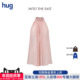 INTO 2026早春新粉色飘带无袖 THE EAST hug 上衣 intotheeast
