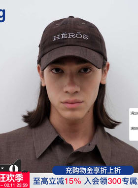 【NULLUS】hug 2026早春新款纯色棒球帽LOGO鸭舌帽