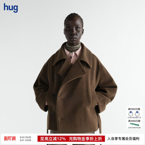 LEMAIRE翻领短款毛呢外套