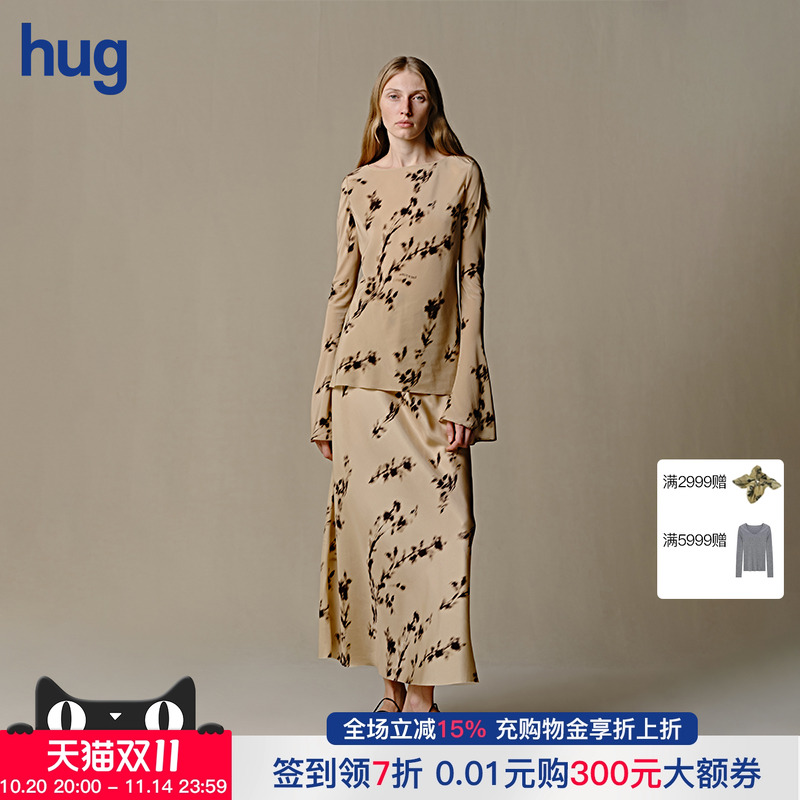 INTOTHEEAST民族真丝花影长袖