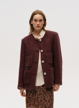 【ICE DUST】hug 2025秋冬新款经典四口袋小香外套icedust