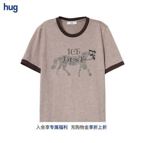 icedust马儿印花logoT