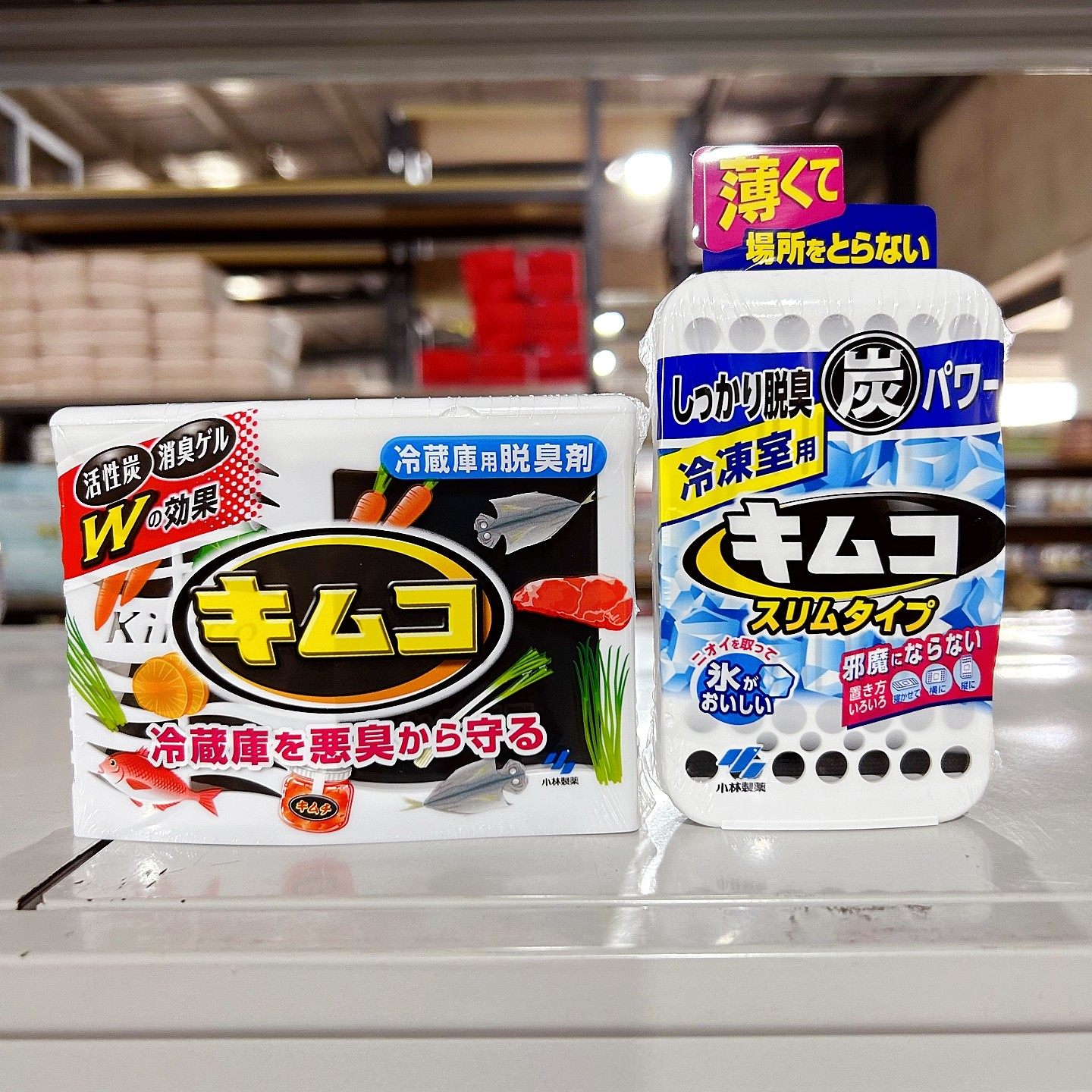 日本进口小林制药冰箱用除臭碳去味除味剂冷藏冷冻室用消臭活性碳