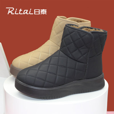 日泰高帮雪地靴冬季新款保暖