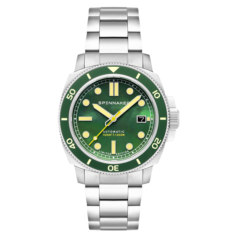 三角帆贝母盘自动机械潜水手表