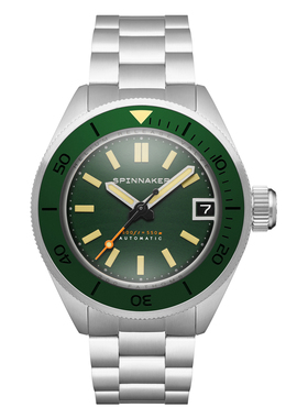 新款现货|SPINNAKER三角帆超穹镜自动机械表PICCARD夜光防水5098