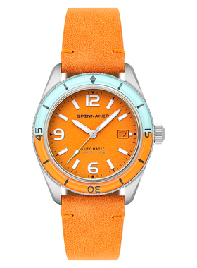 特价|SPINNAKER三角帆FLEUSS复古潜水自动机械表5055男士夜光防水