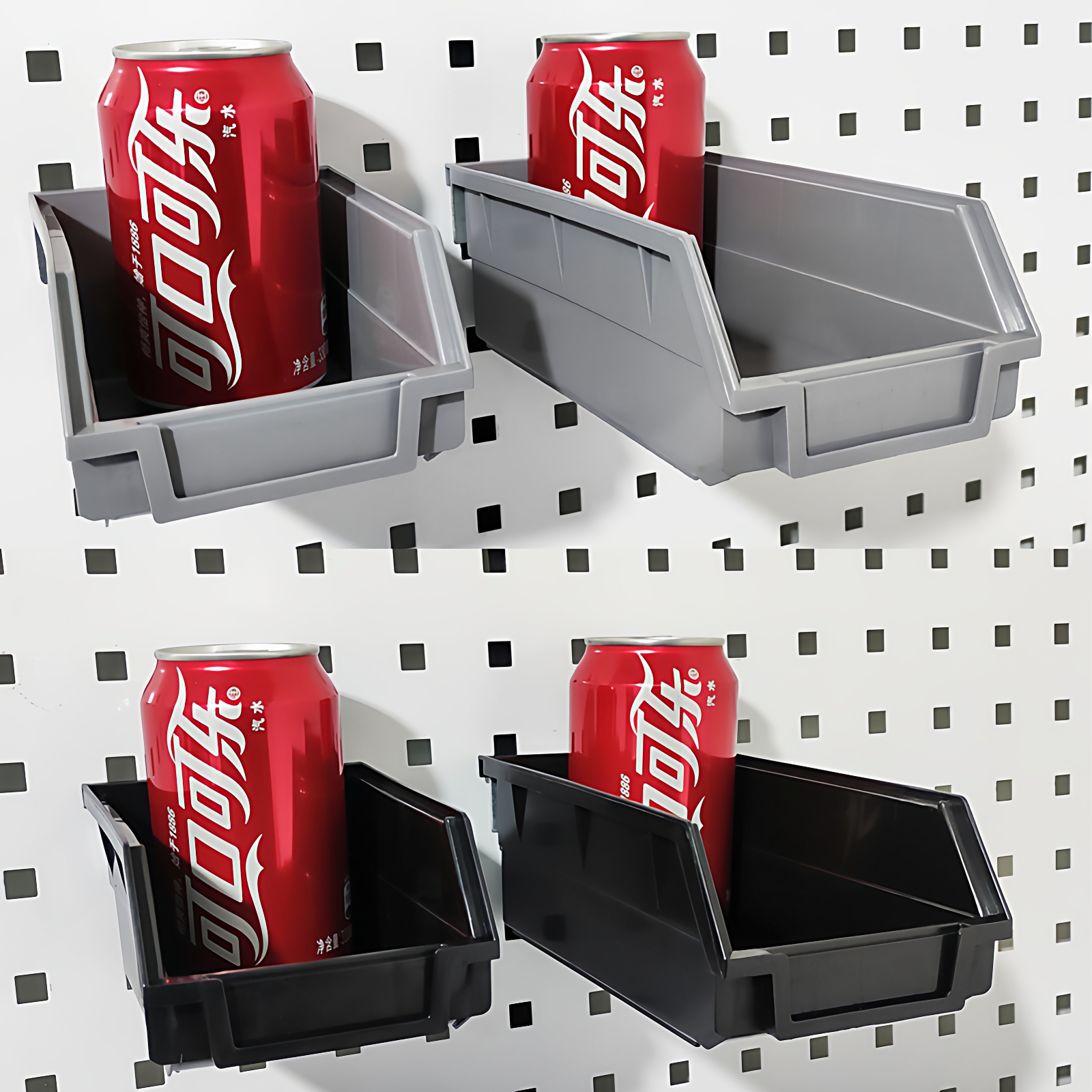 洞洞板置物架背挂式零件螺丝