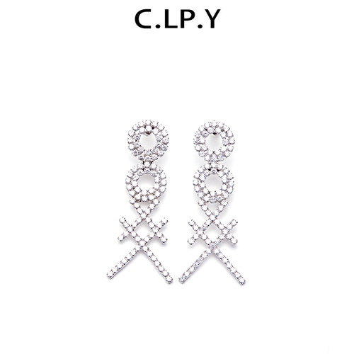 百搭时尚风耳环热巴同款