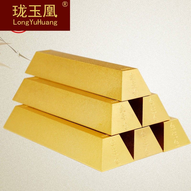 开光李居明吉祥物 八运金生金加旺金条搭配大财箱寓意催财CL0425