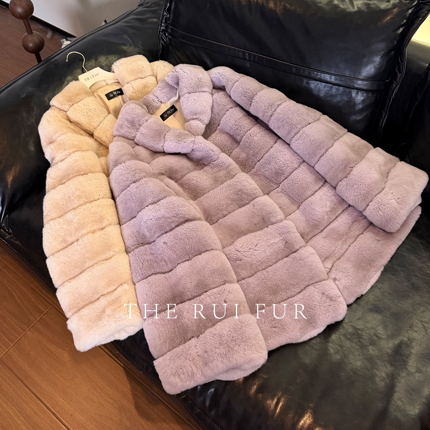 紫霞仙子紫色龙猫皮草外套