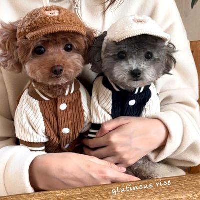 狗狗秋冬季衣服宠物棒球服猫咪韩版保暖夹克外套泰迪比熊约克夏