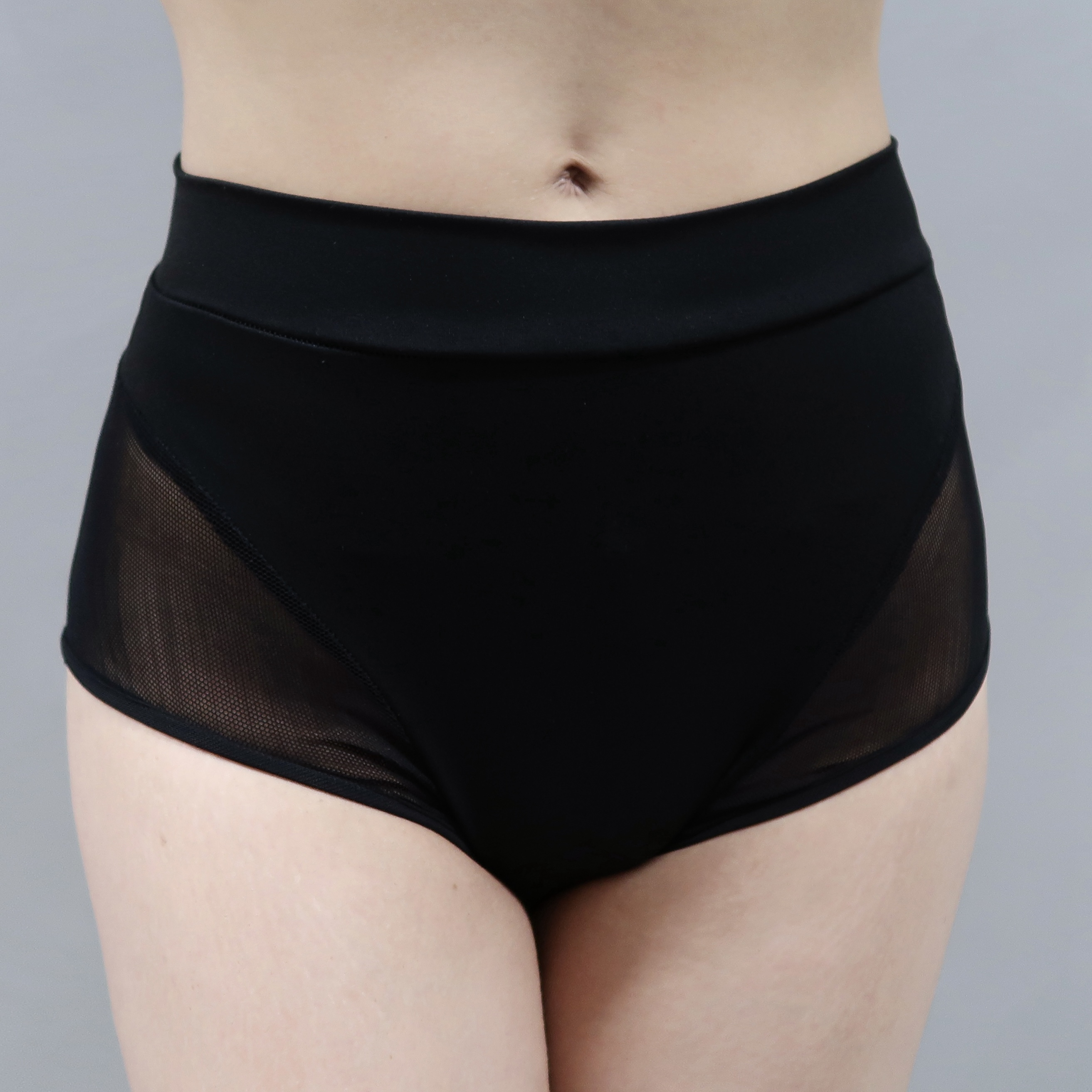 【DB QUEEN原创】MANDALA设计性感网纱拼接弹力提臀修身爵士短裤