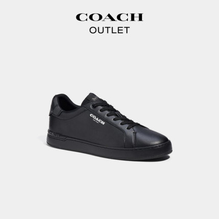 COACH/蔻驰奥莱男士经典标志CLIP低帮运动鞋休闲鞋