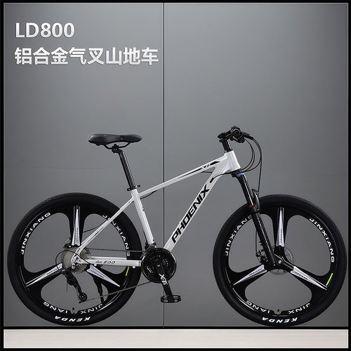 凤凰铝合金双碟刹成人气叉山地车