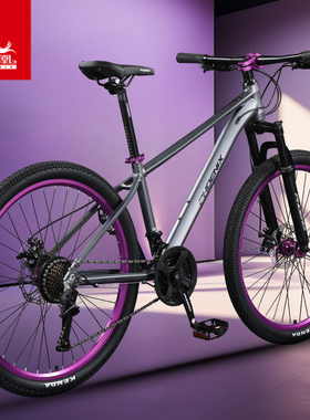 凤凰官方正品铝合金山地自行车变速越野男款成人女式减震学生单车