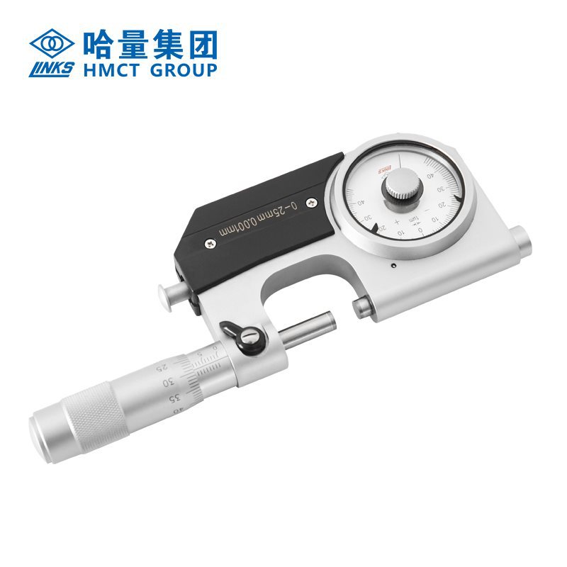 哈量高精度杠杆千分尺带表千分尺杠杆分厘卡0-25-50-75-100 0.001
