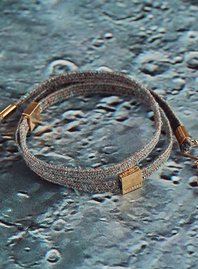 DIFFUSER新款日本进口生态丝绸宽版文艺时尚手链眼镜防丢挂脖吊绳