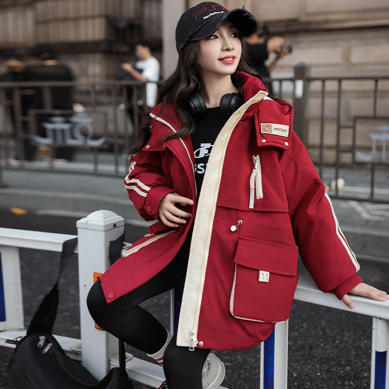 女童羽绒服2025新款洋气加厚外套