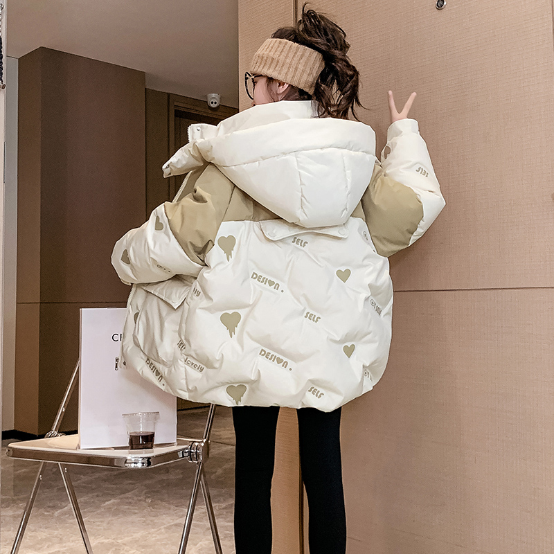 女童冬季洋气羽绒服加厚棉服外套