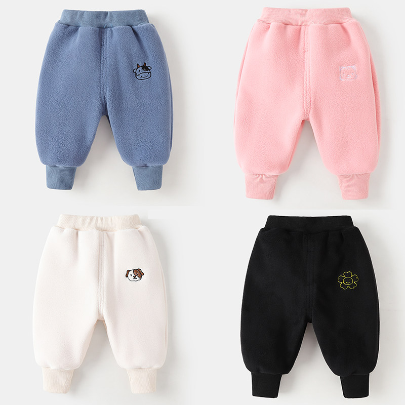 婴儿裤子冬装宝宝加绒长裤幼儿奥利绒休闲裤秋冬男加厚儿童保暖裤,童装/婴儿装/亲子装,裤子,淘宝优惠券,粉丝福利购,淘宝优惠卷