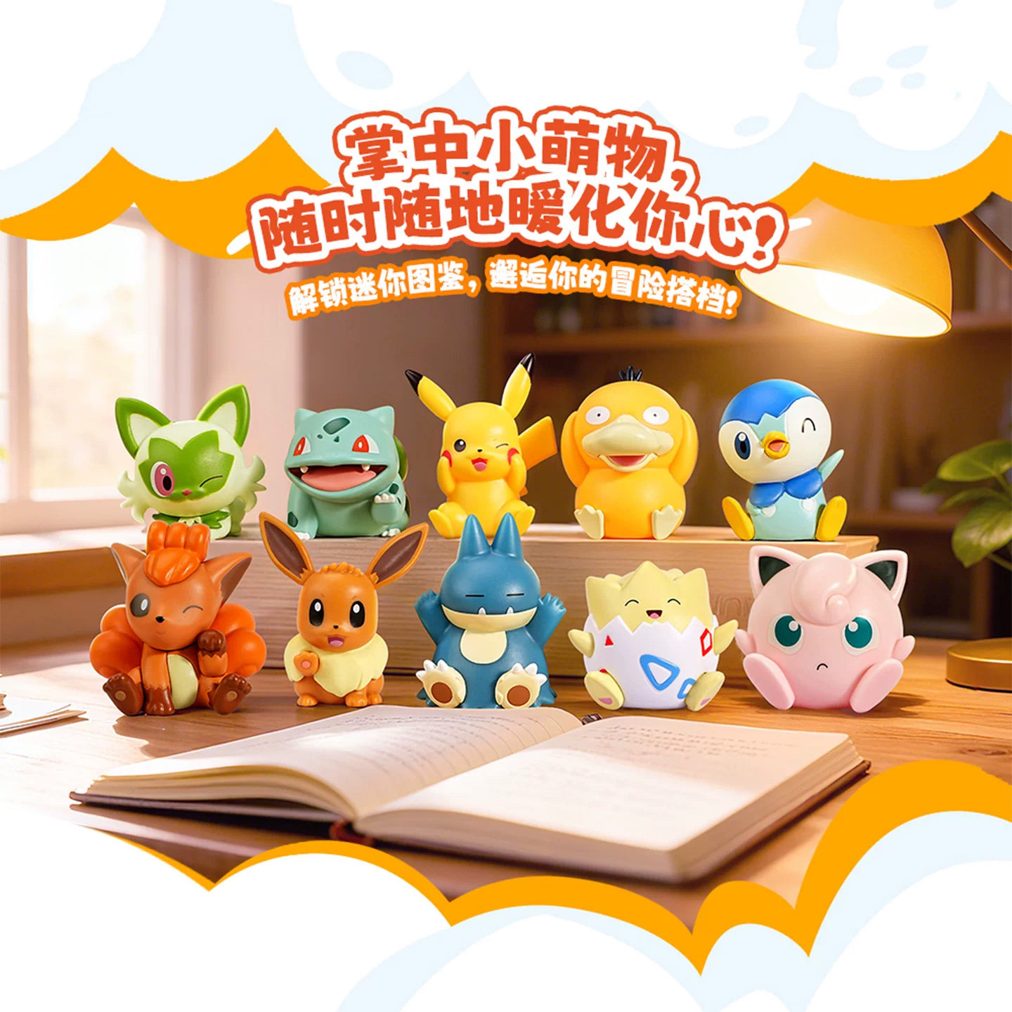 灵动创想正品宝可梦指尖公仔系列盲盒玩偶皮卡丘妙蛙种子周边玩具,模玩/动漫/周边/娃圈三坑/桌游,潮玩盲盒,淘宝优惠券,粉丝福利购,淘宝优惠卷