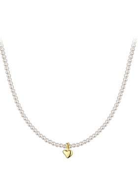 新款爆款锁骨链施家珍珠颈链