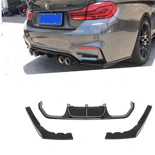 适用于2013-2018款宝马M3M4F80F82V款后唇3段式
