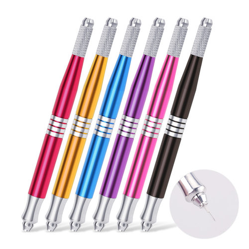 双头半纹手工笔金属打雾漂唇眼线