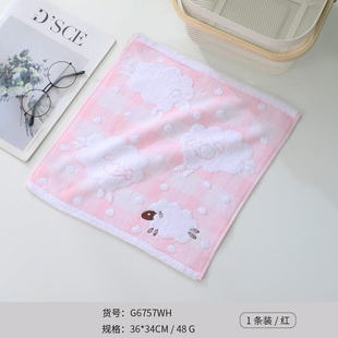 金号正品 纯棉柔软亲肤家用宝宝洗脸面巾