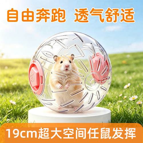 金丝熊松鼠仓鼠跑步球玩具