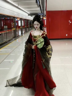 涂七七【金缕衣】汉服女重工刺绣大袖衫华服系列华丽古装齐腰国风