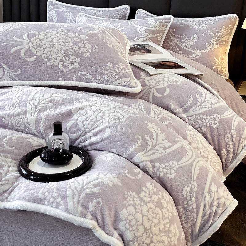 南通家纺A类母婴级牛奶绒四件套冬季双面加厚被套宝宝绒床上用品4,床上用品,床品套件/四件套/多件套,淘宝优惠券,粉丝福利购,淘宝优惠卷