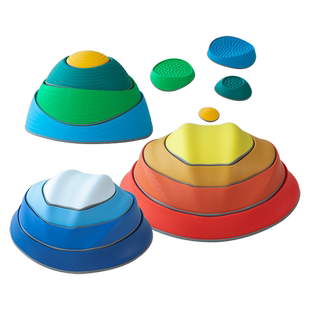 防滑摇摆平衡过河石儿童感统训练平衡踩踏石幼儿园户外触觉教玩具