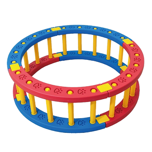 摇滚圈攀爬架儿童感统训练器材平衡板彩虹桥家用四分之一圆玩具