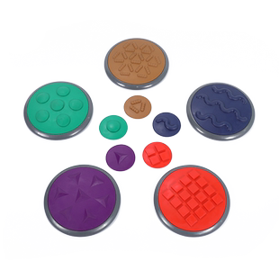 触觉盘早教儿童感统教具前庭平衡体智能训练器材圆盘本体感玩具