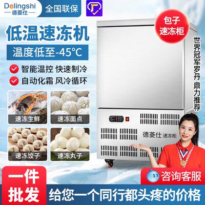 德菱仕速冻冷柜商用零下45度速冻柜急冻插盘式包子饺子海参速冻机