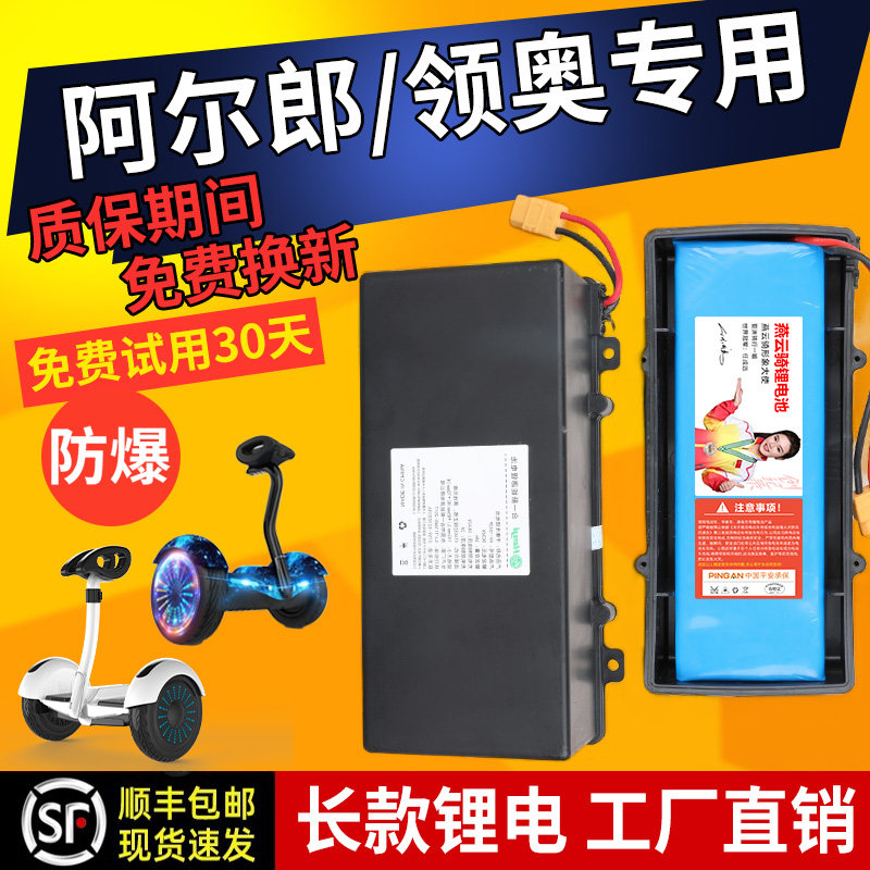 阿尔郎电动平衡车锂电池54v通用领奥儿童双轮长款36v55v专用电瓶