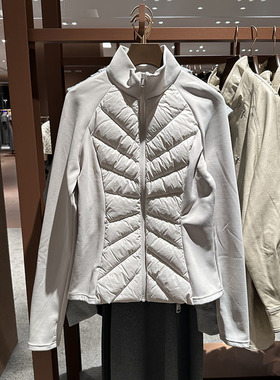 VM NY NB UR2025秋韩系小蛮腰拼接绗缝收腰显瘦轻薄羽绒服外套女