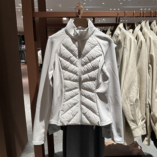 VM NY NB UR2025秋韩系小蛮腰拼接绗缝收腰显瘦轻薄羽绒服外套女