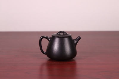 闪购 宜兴紫砂壶全手工小煤窑朱泥捂灰高石瓢壶200CC家用紫砂茶具