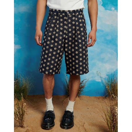 雪花点男女同款中裤百搭