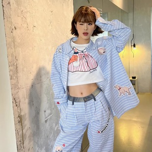 拼接格纹长裤 Andrea 印花格纹衬衫 2025AW Martin