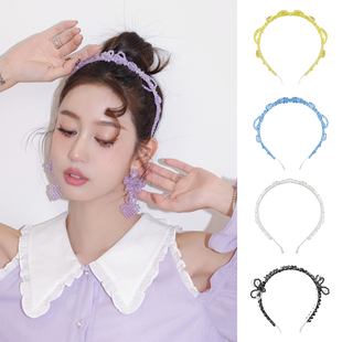 水晶珠串发箍发饰 春夏新款 设计师Laria Collection