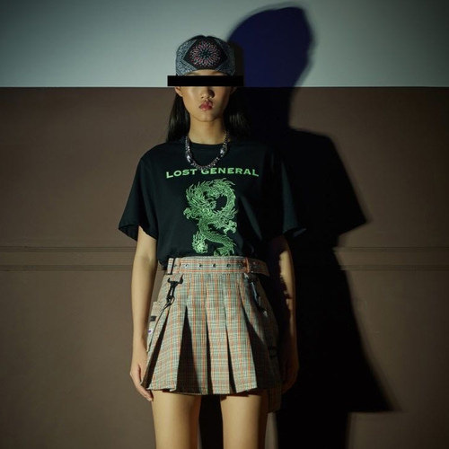 【白S】LOST GENERAL龙纹T恤男女同款